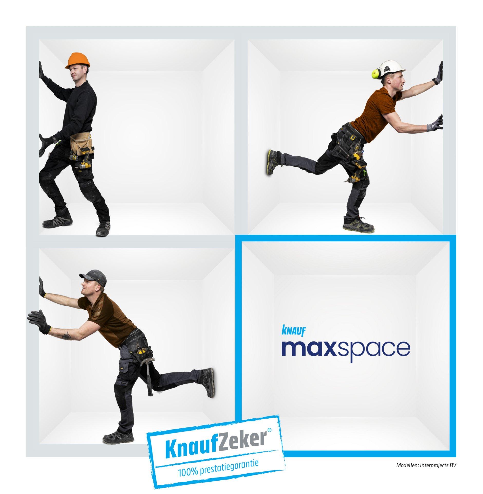 Knauf MaxSpace incl logo en KnaufZeker