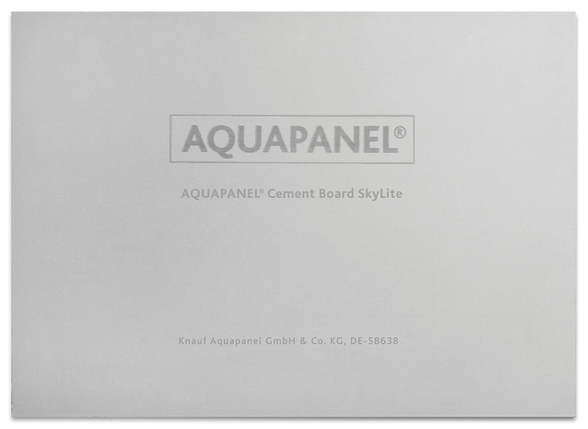 Aquapanel cement board skylite