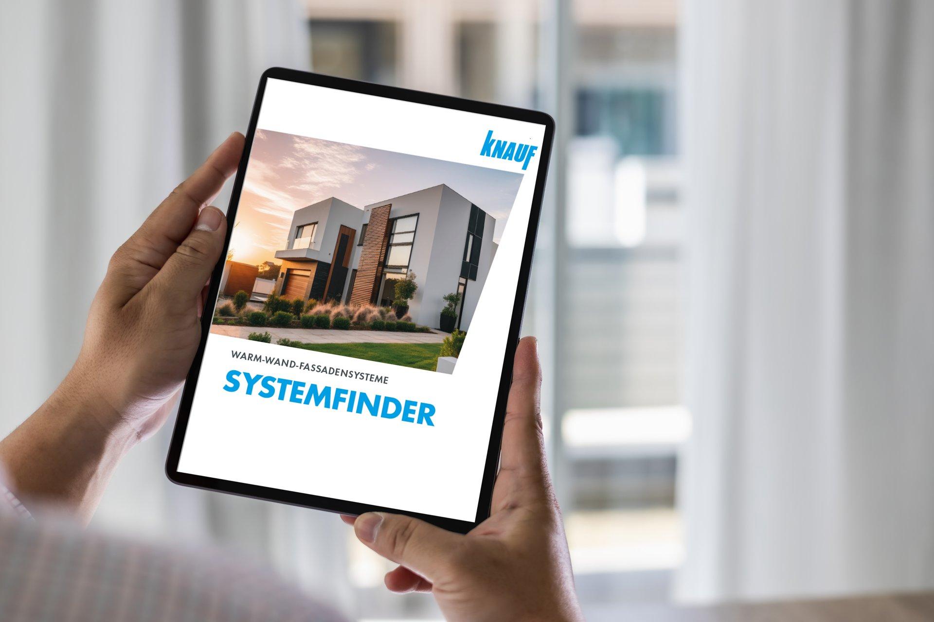 Systemfinder Fassadensysteme Tablet