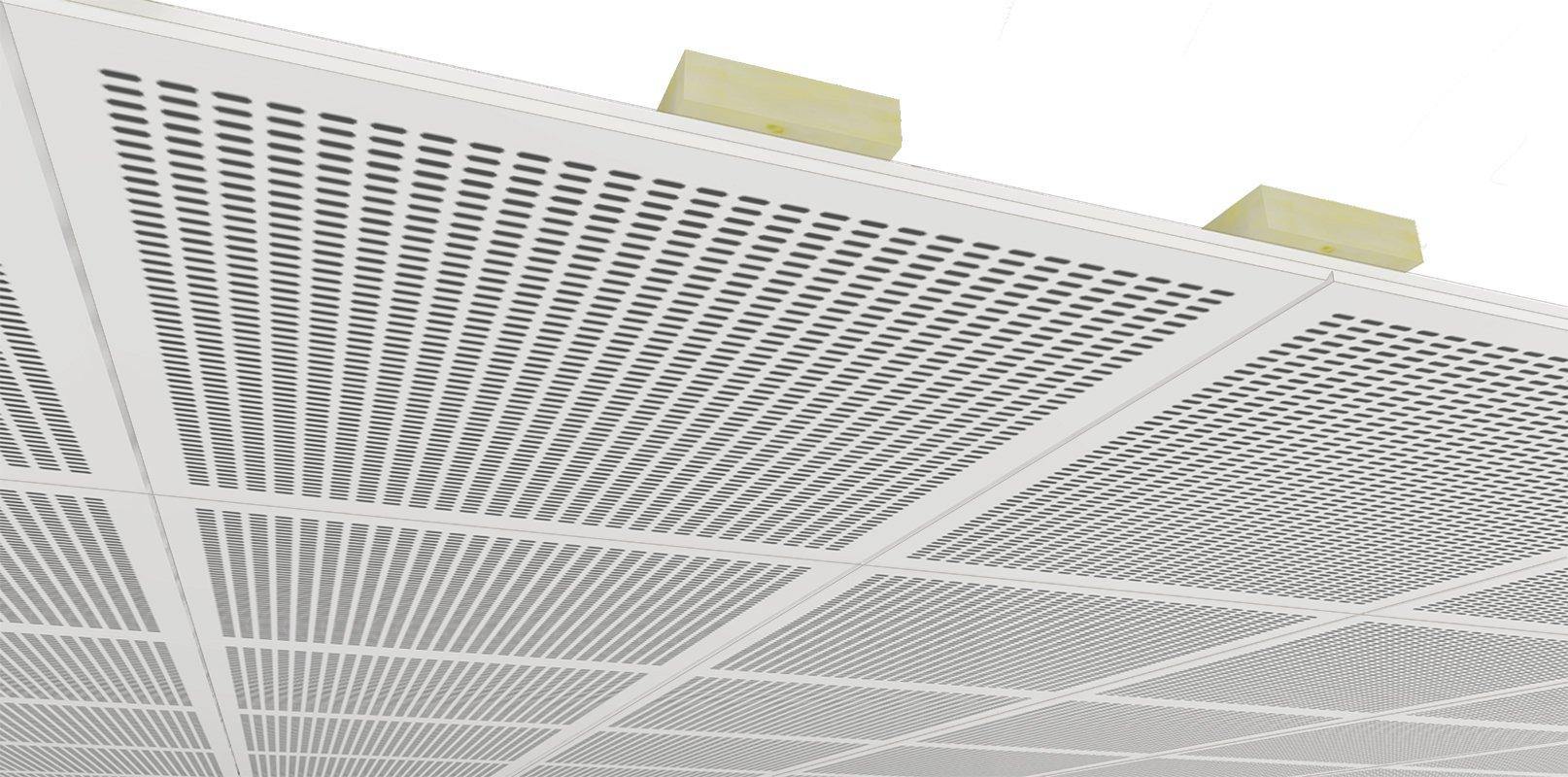 Tectopanel Tangent Ceiling Rendering